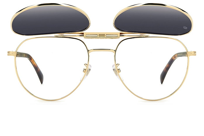 Оправы David Beckham DB 1238/C J5G с клипоном — фронтальный вид