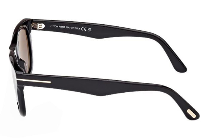 Солнцезащитные очки Tom Ford TF 1076/S 01B — вид сбоку