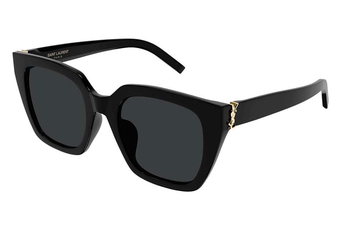 Солнцезащитные очки Saint Laurent SL M143 001 — вид под углом 45°