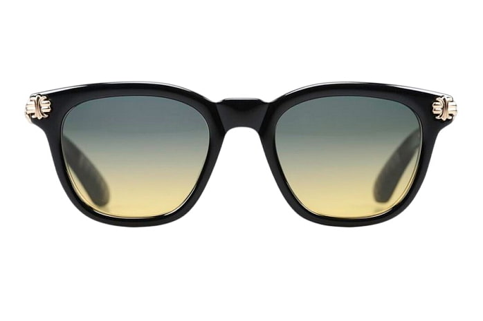 Солнцезащитные очки Chrome Hearts Smoke Show BK-18KGP — фронтальный вид